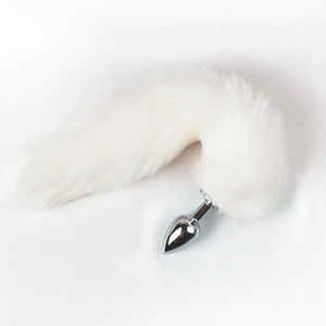 Anal <span class=keywords><strong>Plug</strong></span> Fox Tail Flirting Toys Female Metal Sex Toys for Role Play Masturbation Dropshipping Clothing Accessories - Product Image 6