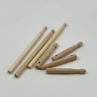 Benutzer definierte Holz Mini Drum Sticks Schlüssel bund Drumsticks Schlüssel ring für Werbe geschenk