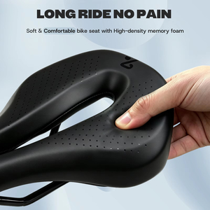 Sela de Bicicleta BUCKLOS em Couro PU Macio, Ultraleve 270*155MM, Assento Respirável para Bicicleta de Estrada e MTB - Product Image 3