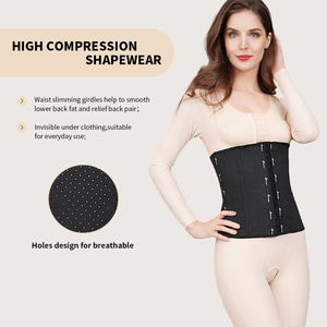 S-SHAPER Corsé colombiano de látex con 9 varillas de acero para mujer, <span class=keywords><strong>faja</strong></span> reductora transpirable, moldeadores de cuerpo al por mayor, ceñidores de cintura - Product Image 5