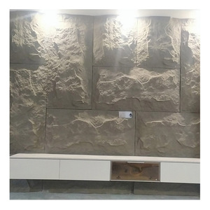 Chất lượng cao văn hóa nấm đá bên ngoài và nội bộ PU đá Panel tường ốp - Product Image 3