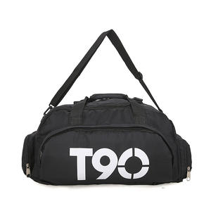 Sac de sport T90 personnalisé pas cher pour hommes, sac de voyage et de gym avec compartiment à chaussures, vente en gros - Product Image 6