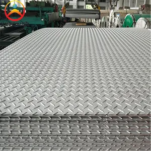 Galvanized dx52d z140 Anti-Slip Diamond Pattern Chequered Sheet Checker Steel Plate