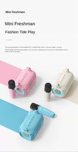 T33 Âm Thanh Chuyên Nghiệp Loa Di Động Cho Nhà KTV Karaoke <span class=keywords><strong>Mini</strong></span> Microphone Kích Thước Nhỏ Cho Ca Hát Thuận Tiện - Product Image 6