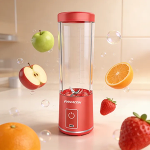 Blender portable alimenté par batterie USB, 500 ml, 150 W, haute vitesse, robuste, 6 lames, broyage de glace, sans BPA, qualité alimentaire, utilisation en extérieur - Product Image 1