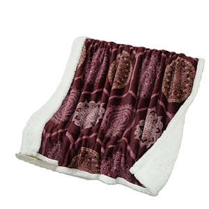 Geometric Bed <b>Throws</b>, Ultra Soft Sherpa Fleece Blanket <b>for</b> All Season, Warm Cozy Boho <b>Throw</b> Blankets <b>for</b> Bed <b>Couch</b> Sofa Office - Product Image 1