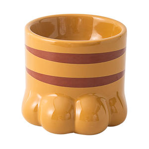 الرجل الصغير مكافحة قلب الكرتون القط القط تقريب السيراميك تغذية الحيوانات الأليفة للاستخدام في الأماكن المغلقة - Product Image 5