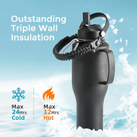 Gobelet isotherme en acier inoxydable à double paroi de 40 oz de qualité supérieure pour la salle de sport