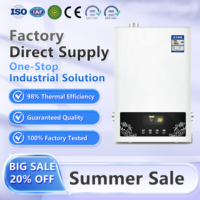 Chaudière de chauffage murale industrielle à basse pression à circulation naturelle à fréquence variable électromagnétique 220V 10kW verticale