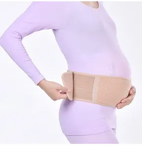 Yüksek kaliteli nefes kendinden yapışkanlı elastik karın bağlayıcı hamilelik destek kemeri gebelik için