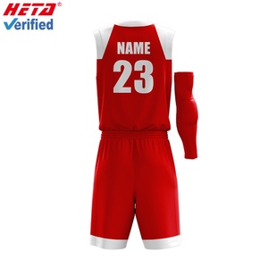 High Quality Latest Basketball Uniforms <b>Cheap</b> Custom European Design Black and Red Basketball Jersey - Product Image 6
