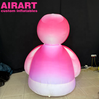 Muñeca Inflable de Dibujos Animados Rosa. Muñeca Inflable de Dibujos Animados Personalizada para Exhibición
