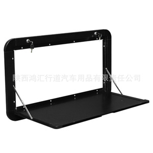 Aluminum Alloy RV External Folding <b>Table</b> 800x450mm Wall Mounted <b>Camping</b> Outdoor Dining <b>Storage</b> Rack - Product Image 2