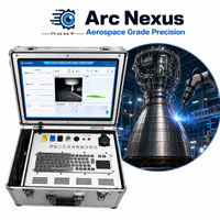 Nouveau système d'analyse de soudure portable avancé à intelligence artificielle avec détection de défauts haute fréquence 50 kHz pour l'industrie de précision