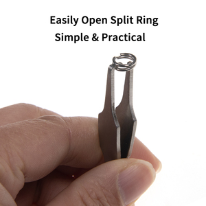 Mini-pince ouvre-anneaux en acier inoxydable pour anneaux doubles, outil de montage de pêche - Product Image 4