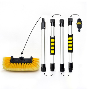 Brosse de nettoyage des roues de voiture Jaune Brosse de nettoyage de voiture Profession Outil de nettoyage de voiture Multifonction Détails Brosse 150 Non Expansion - Product Image 3