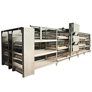 Jaula automática de recolección de pollos tipo H con marco de suelo extraíble para uso doméstico y minorista para campo de pollos de engorde - Product Image 1