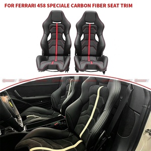 เบาะนั่งรถแข่งคาร์บอนไฟเบอร์แห้งคุณภาพดีที่สุด สไตล์ 458 Speciale สำหรับ Ferrari 458 Speciale - Product Image 4