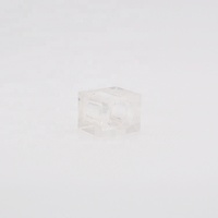 Flacon de parfum vide personnalisé OEM/ODM de 30ml/100ml en verre transparent rectangulaire au design spécial avec pulvérisateur à pompe