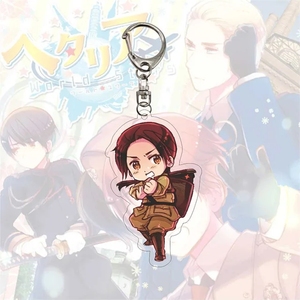 Anime anahtarlık APH eksen güçler lia lia akrilik şekil anahtar zincirleri dekorasyon koleksiyonu Model oyuncak çift taraflı Llaveros Cosplay - Product Image 5