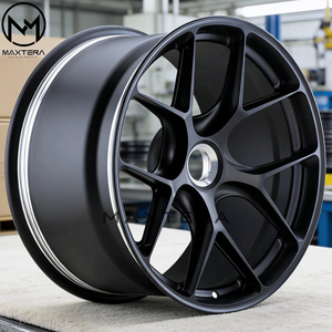 Rines Maxtera Forjados Estilo R101 para Autos de Pasajeros, para Porsche 911, <span class=keywords><strong>BMW</strong></span> <span class=keywords><strong>M</strong></span>, Corvette, Camaro, Mustang, AMG GT, Supra, GT-R, Aleación - Product Image 2