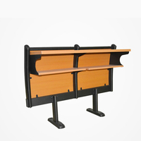 Haute qualité pas cher école banc bureau bibliothèque meubles réglable et chaise en acier moderne école Table école ensembles 5 ans