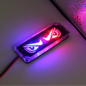Sáng tạo mắt-phong cách RGB LED MODULE (6565, 3W 12V) -không thấm nước nhấp nháy cho xe máy/xe tải/Buggy bầu không khí chiếu sáng - Product Image 1