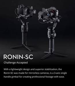Stabilisateur <span class=keywords><strong>Ronin</strong></span>-<span class=keywords><strong>SC</strong></span> et Combo <span class=keywords><strong>Pro</strong></span> <span class=keywords><strong>Ronin</strong></span>-<span class=keywords><strong>SC</strong></span> d'Origine, Gimbal Portatif 3 Axes pour Appareils Photo DSLR Sony-Nikon-Canon, Tournage Cinématographique - Product Image 4