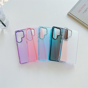 Funda Láser Translúcida Colorida Degradada para Samsung Galaxy S25 S24 S23 S22 Plus Ultra A15 A25 A35 A55 <span class=keywords><strong>A53</strong></span> <span class=keywords><strong>A54</strong></span> A14 A24 <span class=keywords><strong>A54</strong></span> - Product Image 6