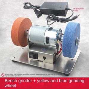 Smerigliatrice <span class=keywords><strong>da</strong></span> <span class=keywords><strong>Banco</strong></span> Industriale Micro Elettrica Automatica 100W 220V 70mm per Lucidatura e Affilatura - Product Image 4