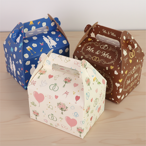 Bán buôn tùy chỉnh đa màu sắc trẻ em món quà sinh nhật bao bì xử lý đám cưới bên ủng hộ đầu hồi điều trị Kẹo hộp - Product Image 3