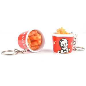 Miniaturas Creativas de Comida de KFC, Llaveros de Juguete, Regalos para Puestos de Mercado Nocturno - Product Image 5