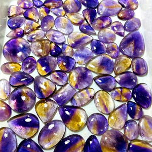 Top Selling Gemstone High Quality Natural Ametrine Loose Gemstone Ametrine Cabochon Polished for Jewelry Making Mahnaj gems - Product Image 1