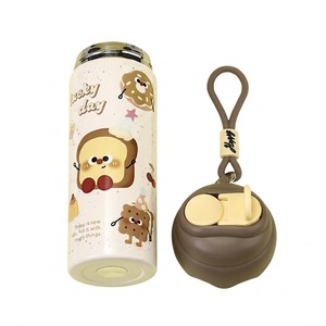 Simpatico Bicchiere Termico in Acciaio Inox 316 da 20oz con Design a Cartone Animato per Gelato, con Coperchio e Manico per Bambini e Donne - Product Image 3