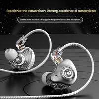 Écouteurs Stéréo HiFi Filaire Intra-auriculaires avec Câble Détachable et Micro Type C 3.5mm pour Sport et Gaming