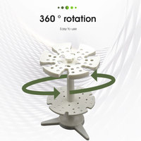 Vente Support de Pipettes de Laboratoire et Médical de Bonne Qualité Support à Rotation Libre pour Micropipette 6Pcs