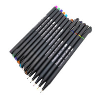 12/24/36/48 pièces ensemble de stylos de couleur Fine Liner 0.4mm pour calligraphie Graffiti Art marqueur crayon dessin