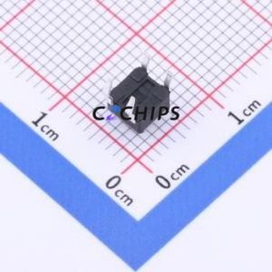 TSC016A04518A Tactile Switch Through hole Component (THT)-4P,4.5x4.5mm Switch Round Button 1.8N Through Hole 4.5mm - Product Image 2