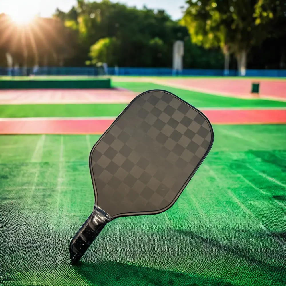 Custom Thermoformed Frosted Surface 18K Carbon Fiber Pickleball Paddle 14 16 19mm T700 Material with Integrated Molding Core