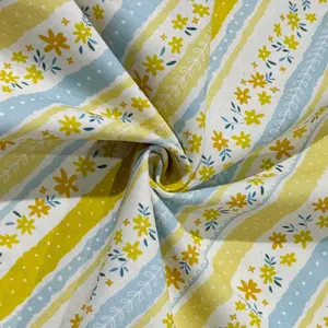 Design Flowers Floral Poplin Prints Hot Sale Cotton Fabric For Garments