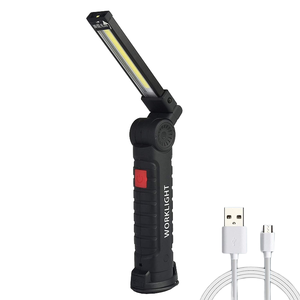 Projecteur avant <span class=keywords><strong>rechargeable</strong></span> Cob Side Light Batterie <span class=keywords><strong>rechargeable</strong></span> avec <span class=keywords><strong>lampe</strong></span> de poche LED multifonctionnelle à forte luminosité - Product Image 2