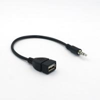 Senye Kabel Vellygood 3,5mm (1/8 Zoll) AUX Audio-Stecker auf USB 2.0 Buchse OTG Adapter Konverterkabel zum Musikabspielen