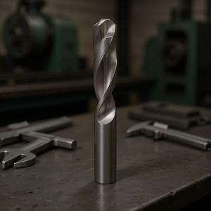 High Performance Carbide <b>Drill</b> Bit TA1040 5xD Lapped Uncoated For Machine Tools - Product Image 3