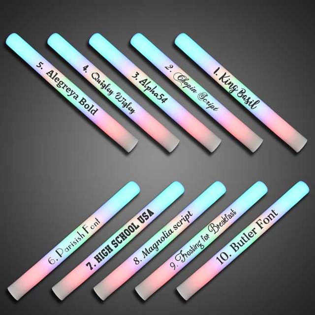 Wholesale 3-Mode RGB Floating Pool Light up Stick Patriotic Red Foam Glow Sticks for Graduation Birthday Wedding Concert Parties