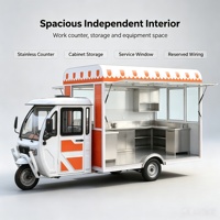 Food Truck équipé d'une remorque chariot de restauration et d'un système de cuisine professionnel pour les événements en plein air