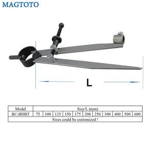 Platte been vaste moer vergrendeling binnen buiten lente remklauw divider - Product Image 3