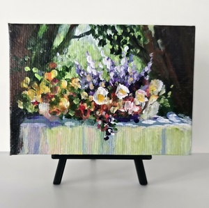 Mini Caballete de Madera Pulida <span class=keywords><strong>para</strong></span> Manualidades - Soporte Multifuncional Personalizable <span class=keywords><strong>para</strong></span> Exhibición de Arte Moderno con Pizarra y Porta Pósteres - Product Image 4
