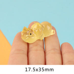Cute Luminous Crocodile DIY Mini <b>Acrylic</b> Charm Self-Adhesive Cream Mobile Phone Case Refrigerator Sticker <b>Plastic</b> <b>Lucite</b> <b>Beads</b> - Product Image 3