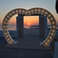 Nouvelles Innovations en Gros : Enseignes Lumineuses en Forme de Cœur, Lettres Marquee LED de 4 pieds, Grande Taille, Décoration d'Amour pour Mariage