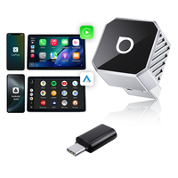 محول Ottocast 2 في 1 لاسلكي لـ CarPlay وAndroid Auto، دونجل USB للسيارة، متوافق مع معظم السيارات، وكيل معتمد بالجملة للعلامة التجارية